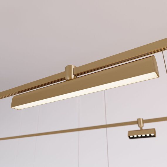 Arlight 039295 Светильник ART-APRIORI-FLAT-L500-15W Warm3000 (GD, 120 deg, 48V) (Arlight, IP20 Металл, 3 года) 039295, изображение 3