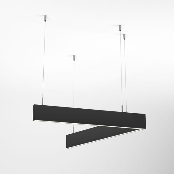 Arlight 033013 Светильник ALT-LINEAIR-ANGLE-60-FLAT-UPDOWN-DIM-1290x1115-85W Day4000 (BK, 100 deg, 230V) (Arlight, IP20 Металл, 3 года) 033013, изображение 2