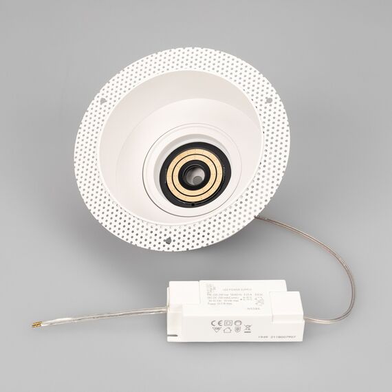 Arlight 030272 Корпус PLURIO-BASE-BUILT-TRIMLESS-R160 (WH, 1-2, 200mA) (Arlight, IP20 Металл, 3 года) 030272, изображение 9