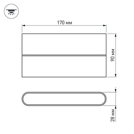 Arlight 020802 Светильник SP-Wall-170WH-Flat-12W Warm White (Arlight, IP54 Металл, 3 года) 020802, изображение 12