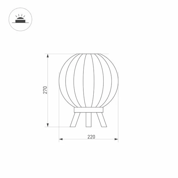 Arlight 029974 Светильник LGD-PEARL-TAB-7W Warm3000 (GR, 164 deg, 230V) (Arlight, IP65 Металл, 3 года) 029974, изображение 6