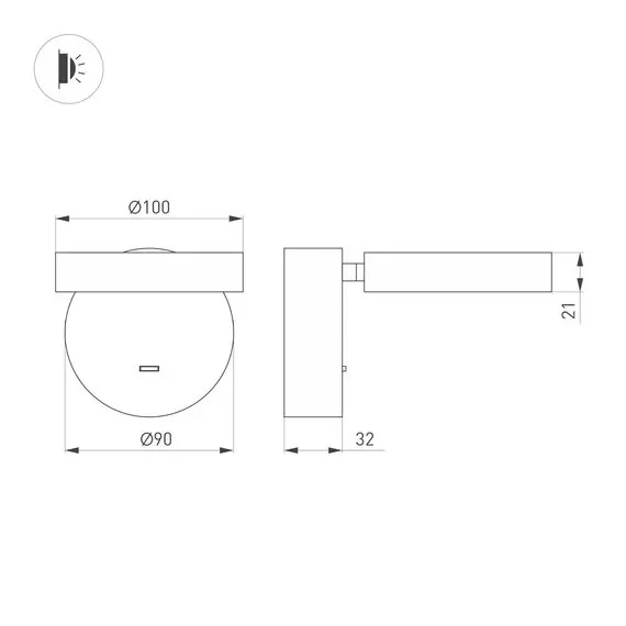 Arlight 048153 Светильник SP-MILADY-R90-6W Warm3000 (BK, 110 deg, 230V) (Arlight, IP20 Металл, 3 года) 048153, изображение 7