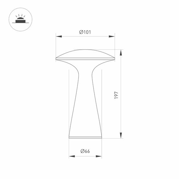 Arlight 044368 Светильник SP-COLLADA-TAB-1,5W Warm3000-MIX (WH, 123 deg) (Arlight, IP54 Металл, 2 года) 044368, изображение 13