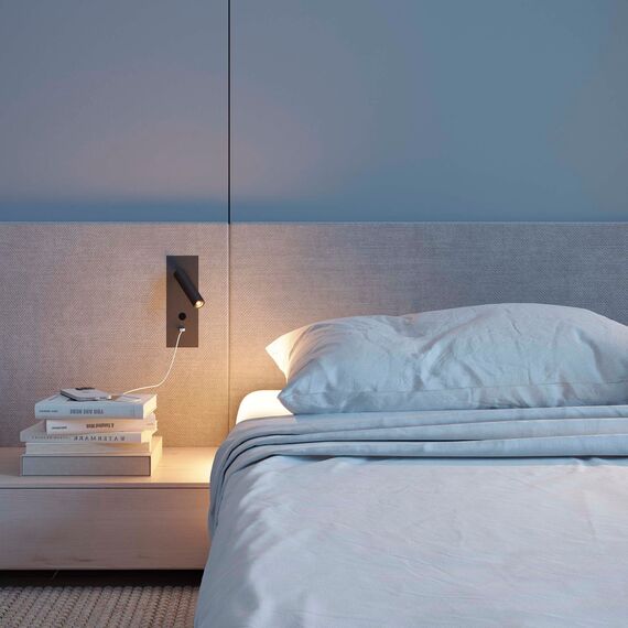 Arlight 046880 Светильник SP-BED-CHARGE-BUILT-S80x230-3W Warm3000 (BK, 20 deg, 230V, USB-A, USB-C) (Arlight, IP20 Металл, 3 года) 046880, изображение 3
