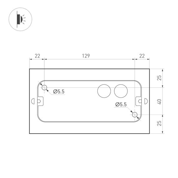 Arlight 032413 Светильник SP-WALL-FLAT-S170x90-2x6W Day4000 (GR, 120 deg, 230V) (Arlight, IP54 Металл, 3 года) 032413, изображение 6