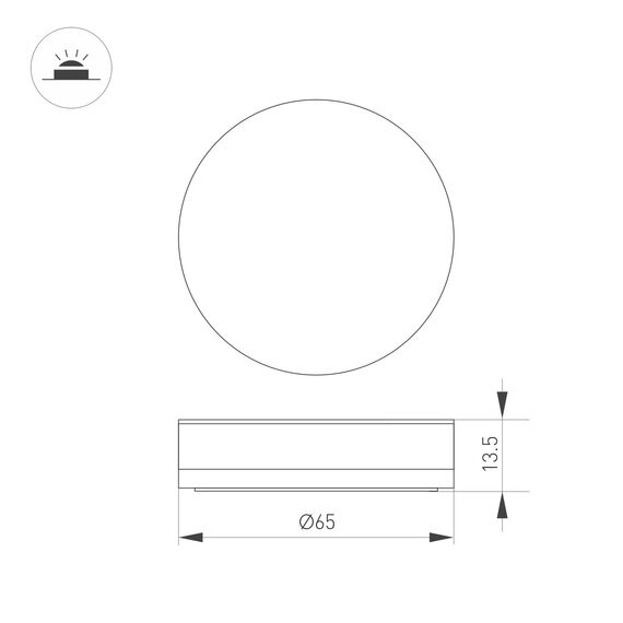 Arlight 045347 Накладка ART-DECK-CAP-ROLL-R65 (SL, STEEL) (Arlight, Металл) 045347, изображение 6