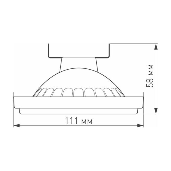 Arlight 025640 Лампа AR111-UNIT-G53-15W- Warm3000 (WH, 24 deg, 12V) (Arlight, Металл) 025640, изображение 10