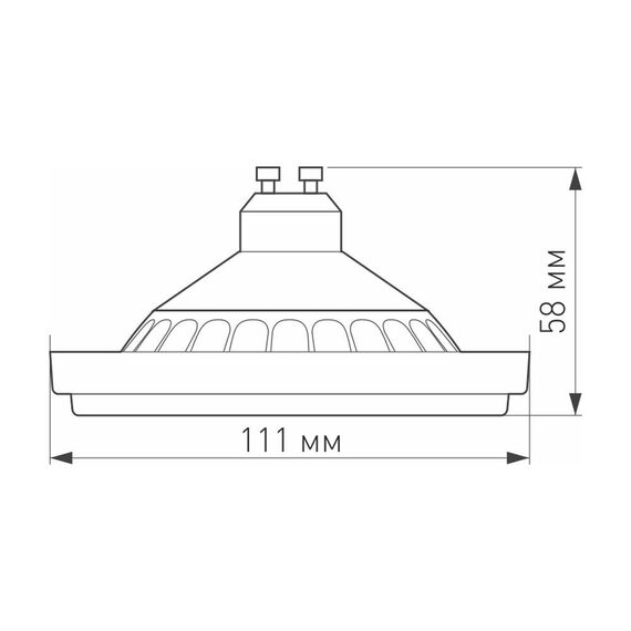 Arlight 026890 Лампа AR111-UNIT-GU10-15W-DIM Warm3000 (WH, 120 deg, 230V) (Arlight, Металл) 026890, изображение 12