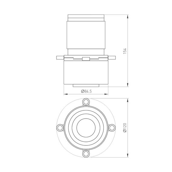 Arlight 046747 Насадка кадрирующая LGD-CROPLENS-R85 (WH) (Arlight, Металл) 046747, изображение 6