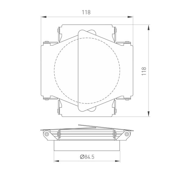 Arlight 046760 Шторки кашетирующие LGD-BARNDOORS-R85 (BK) (Arlight, Металл) 046760, изображение 4
