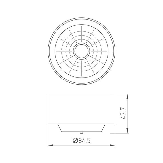 Arlight 046768 Рефлектор с посадочным кольцом LGD-REFLECTOR-RING-R85 (BK) (Arlight, Металл) 046768, изображение 3