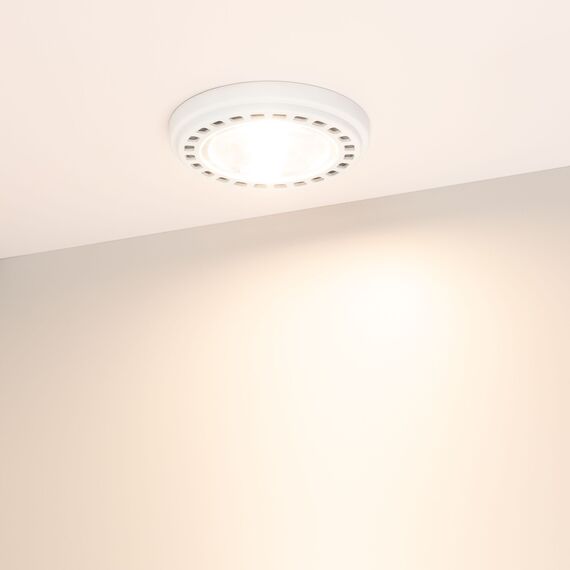Arlight 026867 Лампа AR111-UNIT-GU10-15W-DIM Warm3000 (WH, 24 deg, 230V) (Arlight, Металл) 026867, изображение 6