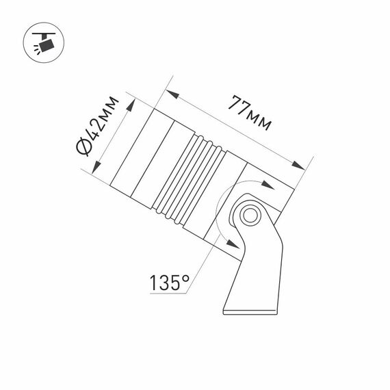 Arlight 042661 Светильник ALT-RAY-R42-5W Warm3000 (RAL 6010, 25 deg, 230V) (Arlight, IP67 Металл, 3 года) 042661, изображение 11