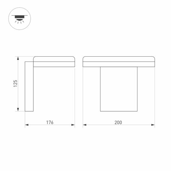 Arlight 029977 Светильник LGD-TENT-WALL-9W Warm3000 (GR, 110 deg, 230V) (Arlight, IP65 Металл, 3 года) 029977, изображение 10
