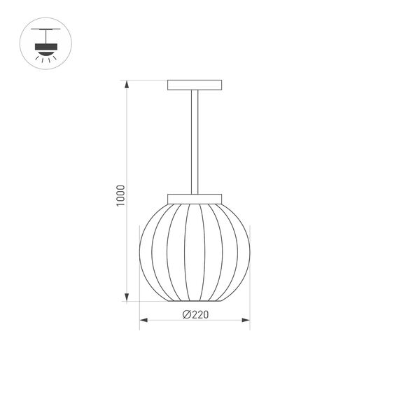 Arlight 030004 Светильник LGD-PEARL-HANG-7W Warm3000 (GR, 164 deg, 230V) (Arlight, IP65 Металл, 3 года) 030004, изображение 6