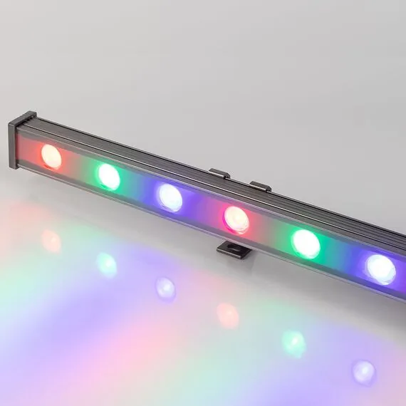 Arlight 023623 Светодиодный прожектор AR-LINE-1000S-18W-24V RGB (Grey, 30 deg, DMX512) (Arlight, Закрытый) 023623, изображение 4
