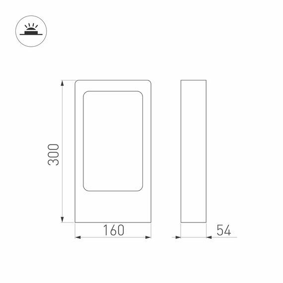 Arlight 021928(1) Светильник LGD-PATH-FRAME-H300-7W Warm3000 (BK, 100 deg, 230V) (ARL, IP65 Металл, 3 года) (Arlight, IP65 Металл, 3 года) 021928(1), изображение 8