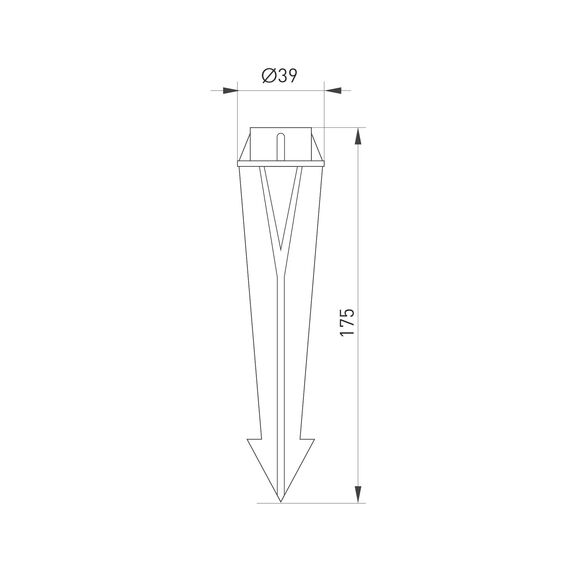 Arlight 024888 Основание для светильника ALT-SPIKE-175 (BK) (Arlight, Пластик) 024888, изображение 6