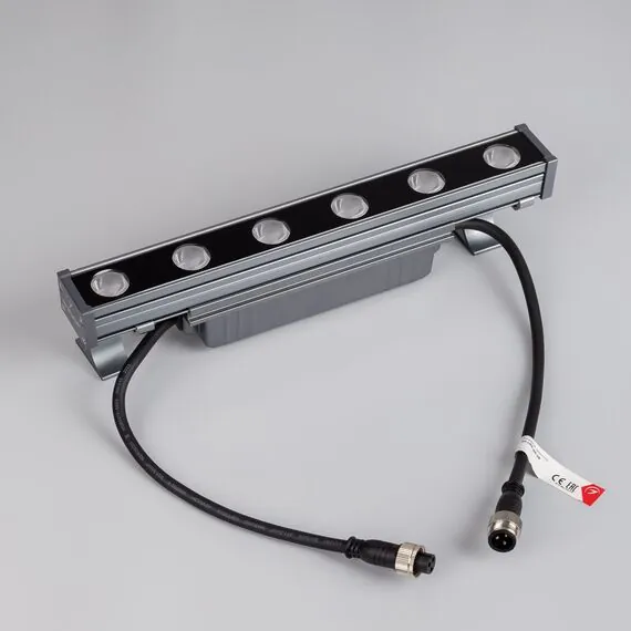 Arlight 051767 Линейный прожектор AR-LINE-300-6W Warm2700 (GR, 15x60 deg, 230V) (Arlight, IP65 Металл, 3 года) 051767, изображение 6