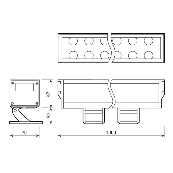 Arlight 026098 Светодиодный прожектор AR-LINE-1000XL-54W-230V White (Grey, 30 deg) (Arlight, Закрытый) 026098, изображение 7