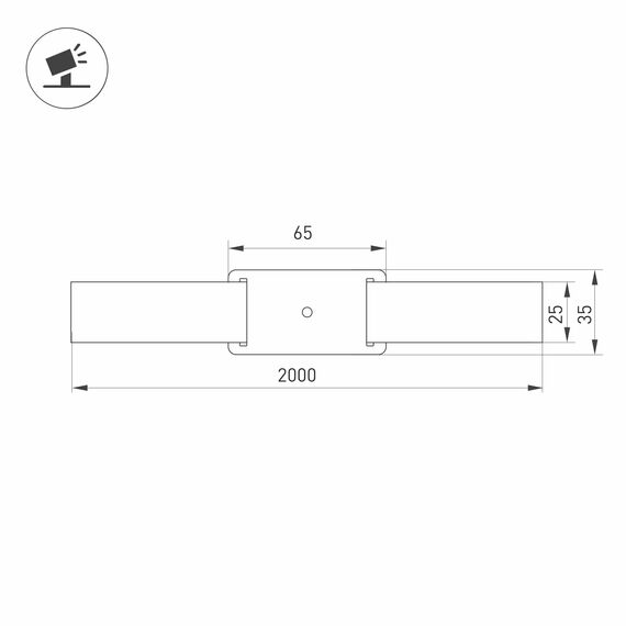 Arlight 032550 Основание для светильника ALT-BELT-1-2000 (BK) (Arlight, Металл) 032550, изображение 9