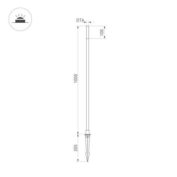 Arlight 034163 СветильникT-CANNA-L1000-1W Warm3000 (DG, 110 deg, 24V) (Arlight, IP65 Металл, 3 года) 034163, изображение 10