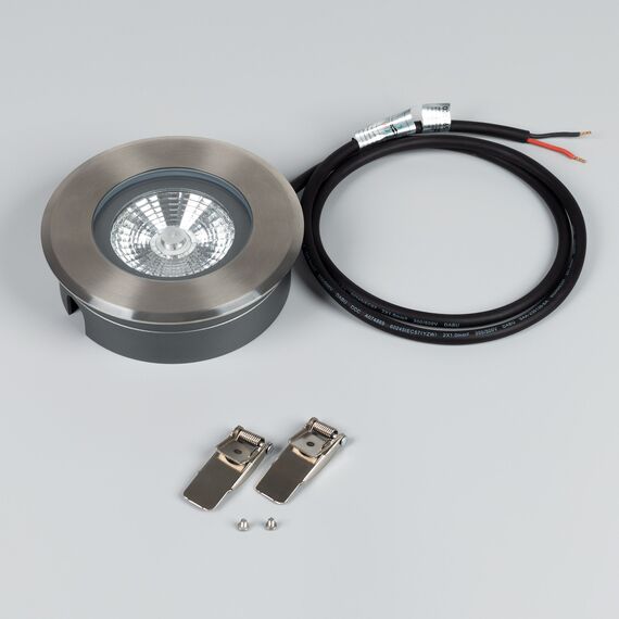 Arlight 038165 Светильник ART-GROUND-SLIM-R130-9W Warm3000 (SL, 30 deg, 24V) (Arlight, IP67 Металл, 3 года) 038165, изображение 3