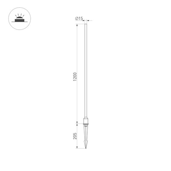 Arlight 034168 СветильникT-CHAMPAGNE-L1200-3W Warm3000 (DG, 180 deg, 24V) (Arlight, IP65 Металл, 3 года) 034168, изображение 12