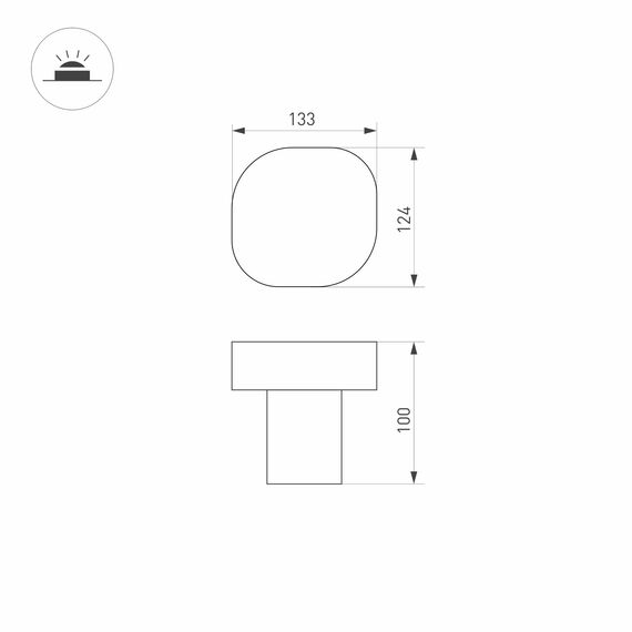 Arlight 030002 Светильник LGD-SWAMP-BOLL-H100-7W Warm3000 (GR, 93 deg, 230V) (Arlight, IP65 Металл, 3 года) 030002, изображение 12