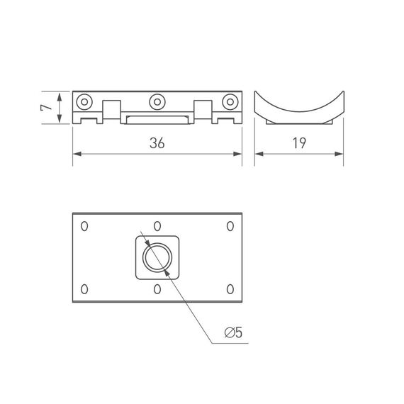 Arlight 037473 Крепление MOONLIGHT-HR-CEILING-CLIP-D25 (Arlight, Пластик) 037473, изображение 4