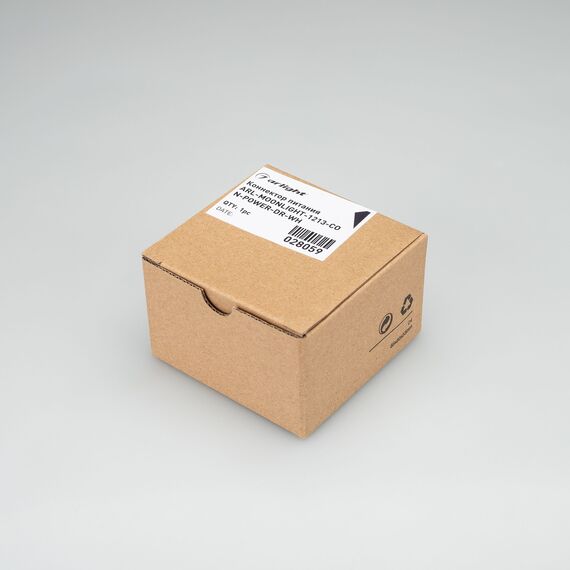 Arlight 028059 Коннектор питания ARL-MOONLIGHT-1213-CON-POWER-DR-WH (Arlight, Пластик) 028059, изображение 4