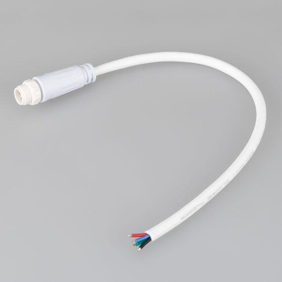 Arlight 041021 Коннектор питания MOONLIGHT-SPI/DMX-CON-POWER-MALE-WH (Arlight, IP67 Пластик, 3 года) 041021, изображение 4