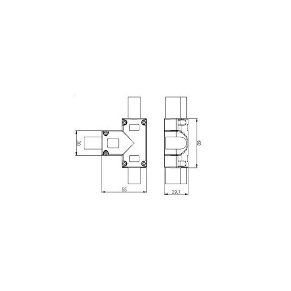 Arlight 022703 Соединитель тройной ARL-CLEAR-U15-2x90 (26x15mm) (Arlight, Металл) 022703, изображение 9
