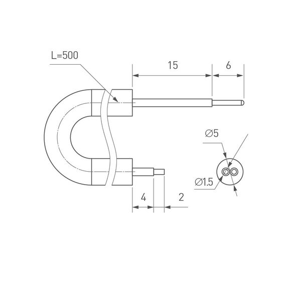 Arlight 025548 Провод питания ARL-MOONLIGHT-20AWG-2W-D4,5-CU-500 White (Arlight, Закрытый) 025548, изображение 4