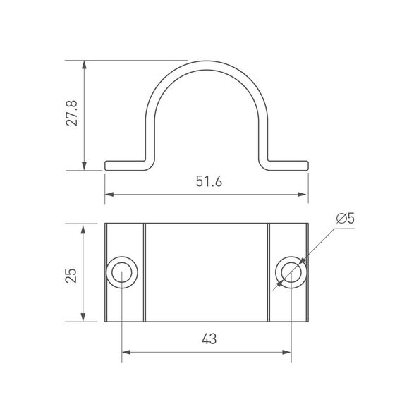 Arlight 031462 Держатель ARL-MOONLIGHT-R25-CLIP-TN CLEAR (Arlight, Пластик) 031462, изображение 3