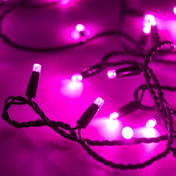 Arlight 025806 Светодиодная гирлянда ARD-STRING-CLASSIC-10000-BLACK-100LED-STD PINK (230V, 7W) (Ardecoled, IP65) 025806, изображение 3