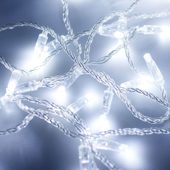 Arlight 025781 Светодиодная гирлянда ARD-STRING-CLASSIC-10000-CLEAR-100LED-STD WHITE (230V, 7W) (Ardecoled, IP65) 025781