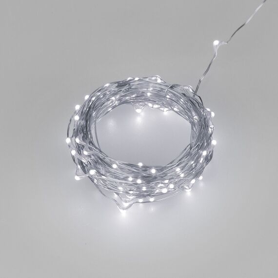 Arlight 048709 Светодиодная гирлянда ARD-DEW-HOME-10000-CLEAR-100LED-LIVE White6000 (5V, USB, ПДУ) (Ardecoled, IP20) 048709