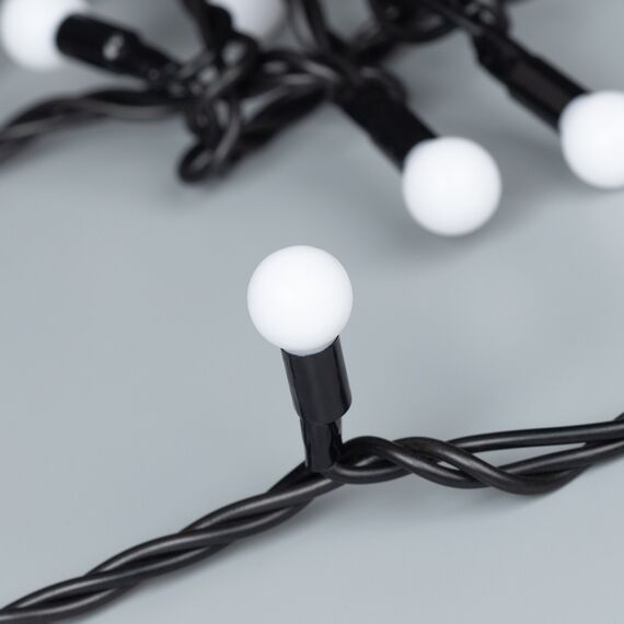 Arlight 025571 Светодиодная гирлянда ARD-BALL-CLASSIC-D13-10000-BLACK-100LED WHITE (230V, 7W) (Ardecoled, IP65) 025571, изображение 8