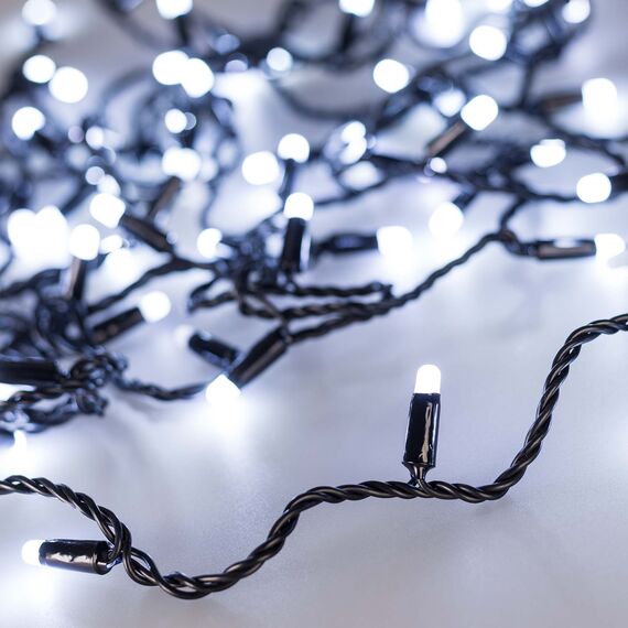 Arlight 031207 Светодиодная гирлянда ARD-STRING-CLASSIC-10000-BLACK-100LED-MILK-FLASH White (230V, 7W) (Ardecoled, IP65) 031207, изображение 2