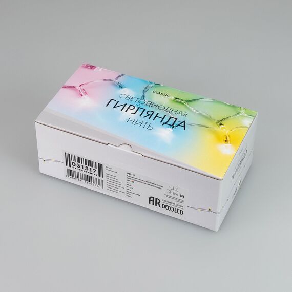 Arlight 031517 Светодиодная гирлянда ARD-STRING-CLASSIC-9000-CLEAR-60LED-LIVE RGB-SPI (12V, 40W) (Ardecoled, IP65) 031517, изображение 5