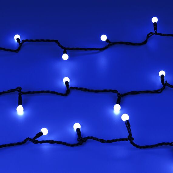 Arlight 025570 Светодиодная гирлянда ARD-BALL-CLASSIC-D13-10000-BLACK-100LED BLUE (230V, 7W) (Ardecoled, IP65) 025570, изображение 8