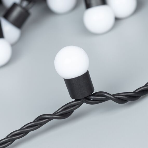 Arlight 025590 Светодиодная гирлянда ARD-BALL-CLASSIC-D17,5-20000-BLACK-200LED WHITE (230V, 14W) (Ardecoled, IP65) 025590, изображение 3