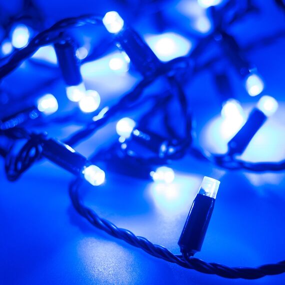 Arlight 025802 Светодиодная гирлянда ARD-STRING-CLASSIC-10000-BLACK-100LED-STD BLUE (230V, 7W) (Ardecoled, IP65) 025802, изображение 8