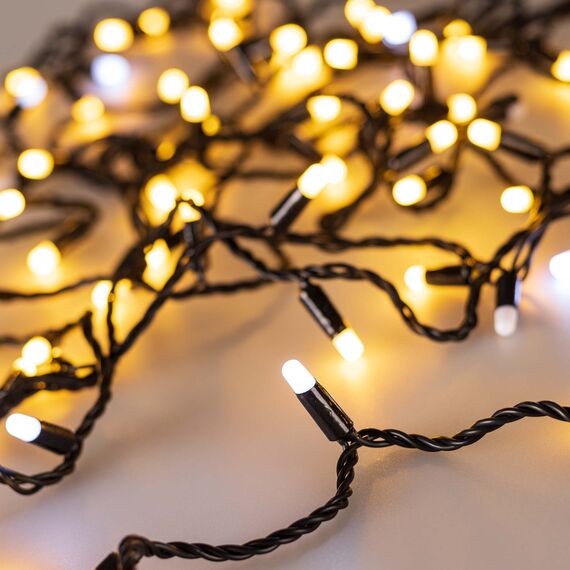 Arlight 031208 Светодиодная гирлянда ARD-STRING-CLASSIC-10000-BLACK-100LED-MILK-FLASH Warm (230V, 7W) (Ardecoled, IP65) 031208, изображение 2