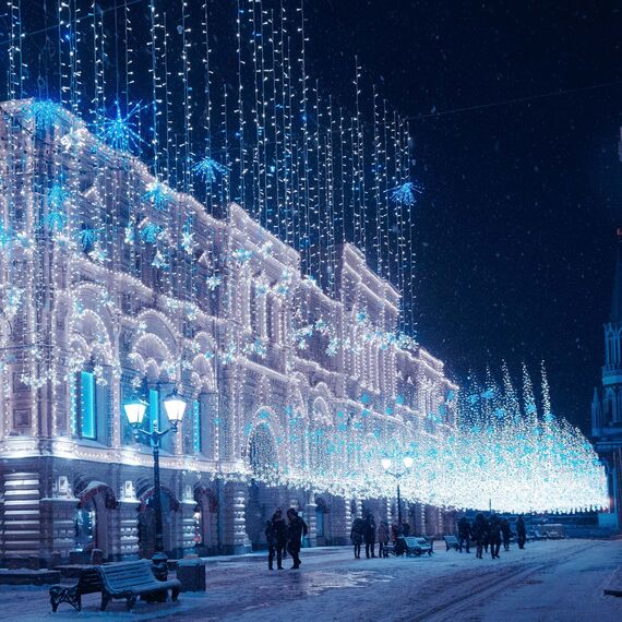 Arlight 025787 Светодиодная гирлянда ARD-STRING-CLASSIC-10000-CLEAR-100LED-STD BLUE (230V, 7W) (Ardecoled, IP65) 025787, изображение 8