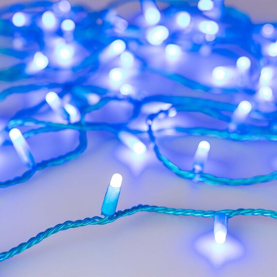 Arlight 031199 Светодиодная гирлянда ARD-STRING-CLASSIC-10000-BLUE-100LED-MILK-FLASH Blue (230V, 7W) (Ardecoled, IP65) 031199, изображение 2