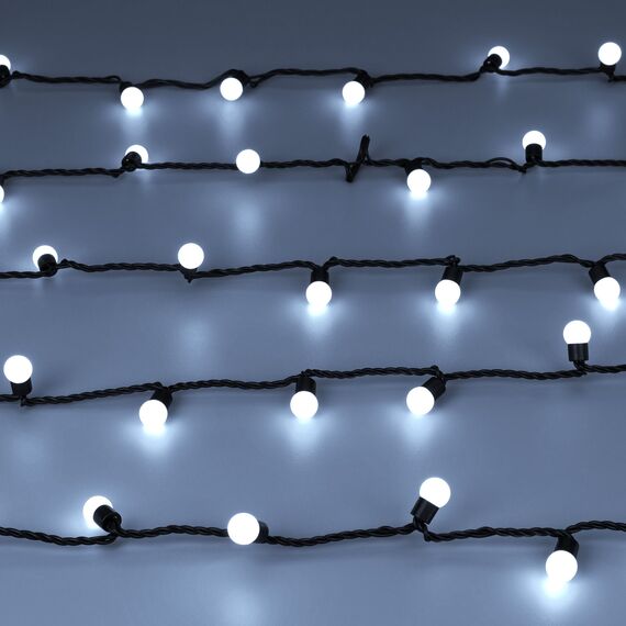 Arlight 025590 Светодиодная гирлянда ARD-BALL-CLASSIC-D17,5-20000-BLACK-200LED WHITE (230V, 14W) (Ardecoled, IP65) 025590, изображение 6