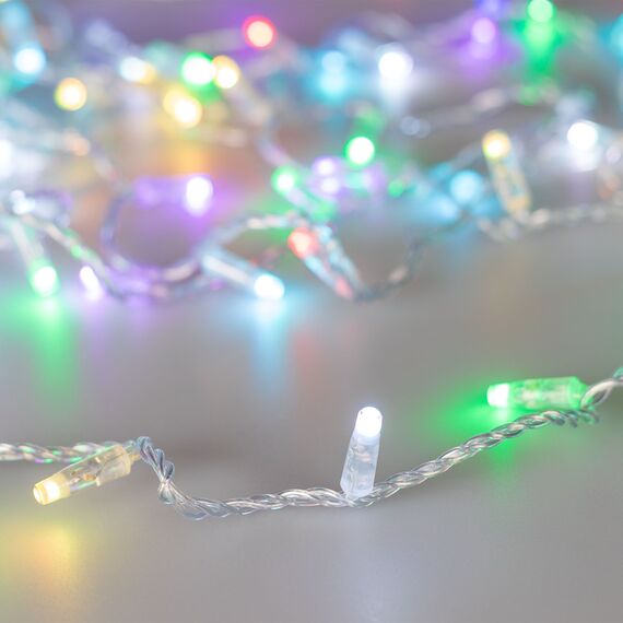Arlight 028207 Светодиодная гирлянда ARD-STRING-CLASSIC-20000-CLEAR-200LED-SYNC RGB (230V, 13W) (Ardecoled, IP65) 028207