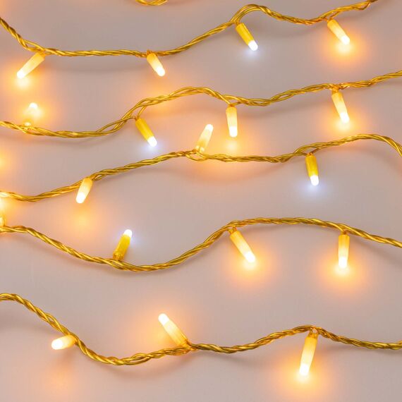 Arlight 031201 Светодиодная гирлянда ARD-STRING-CLASSIC-10000-YELLOW-100LED-MILK-FLASH Yellow (230V, 7W) (Ardecoled, IP65) 031201, изображение 3